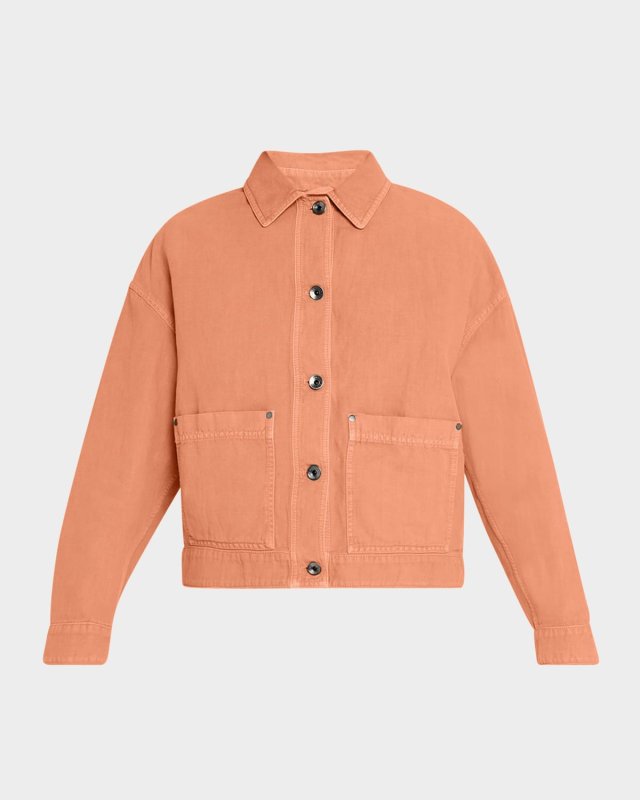 Garment Dyed Short Jacket